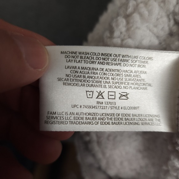 Eddie Bauer Plaid Sherpa Fleece Pullover Women's Medium M Button Front - Picture 7 of 10